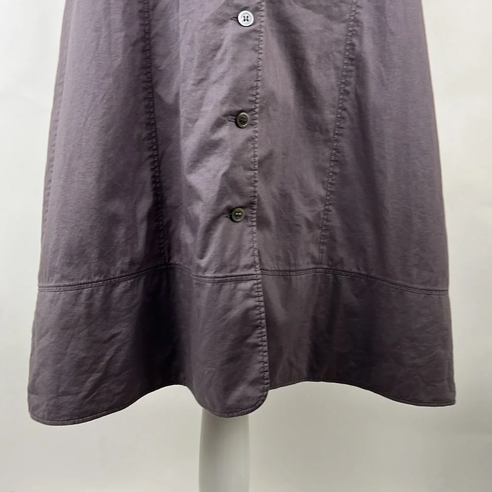 GARNET HILL shirt dress with 1/2 collar and 3/4 sleeves 4 - Picture 5 of 8